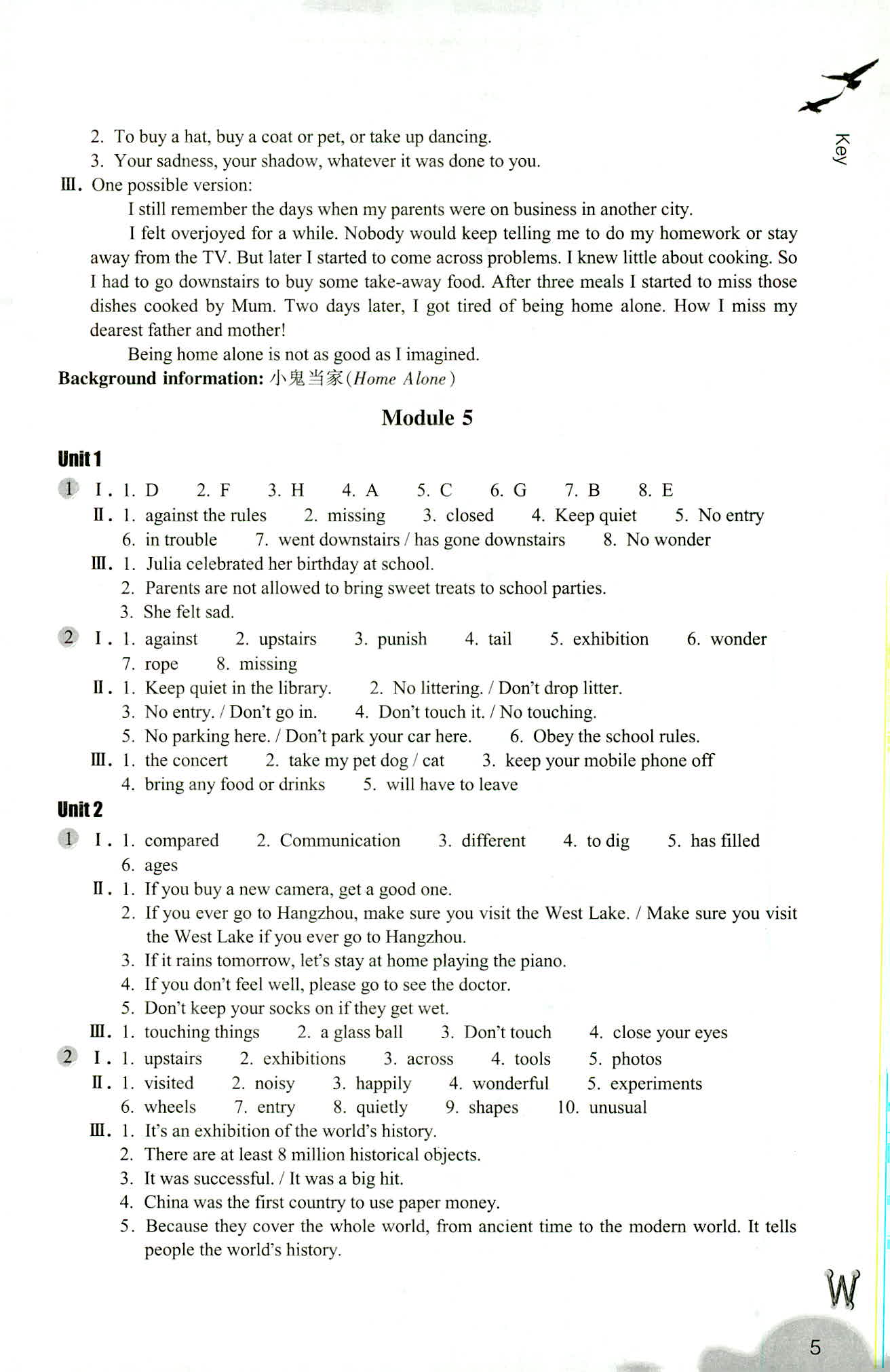 2019-英語作業(yè)本 第5頁