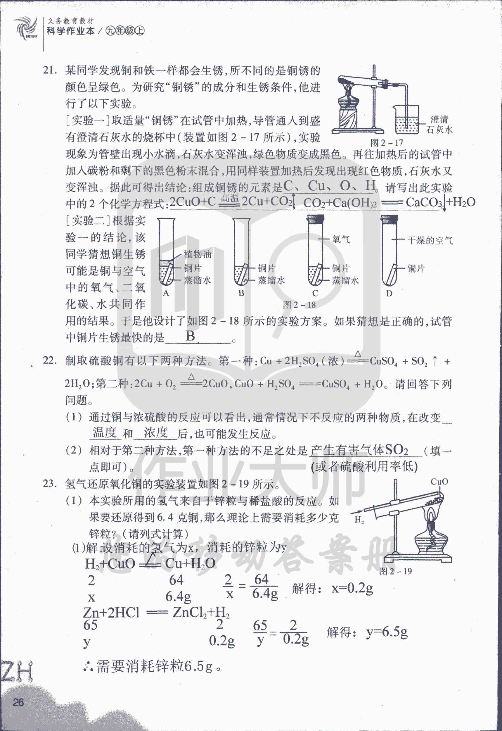 作業(yè)本B 第26頁(yè)