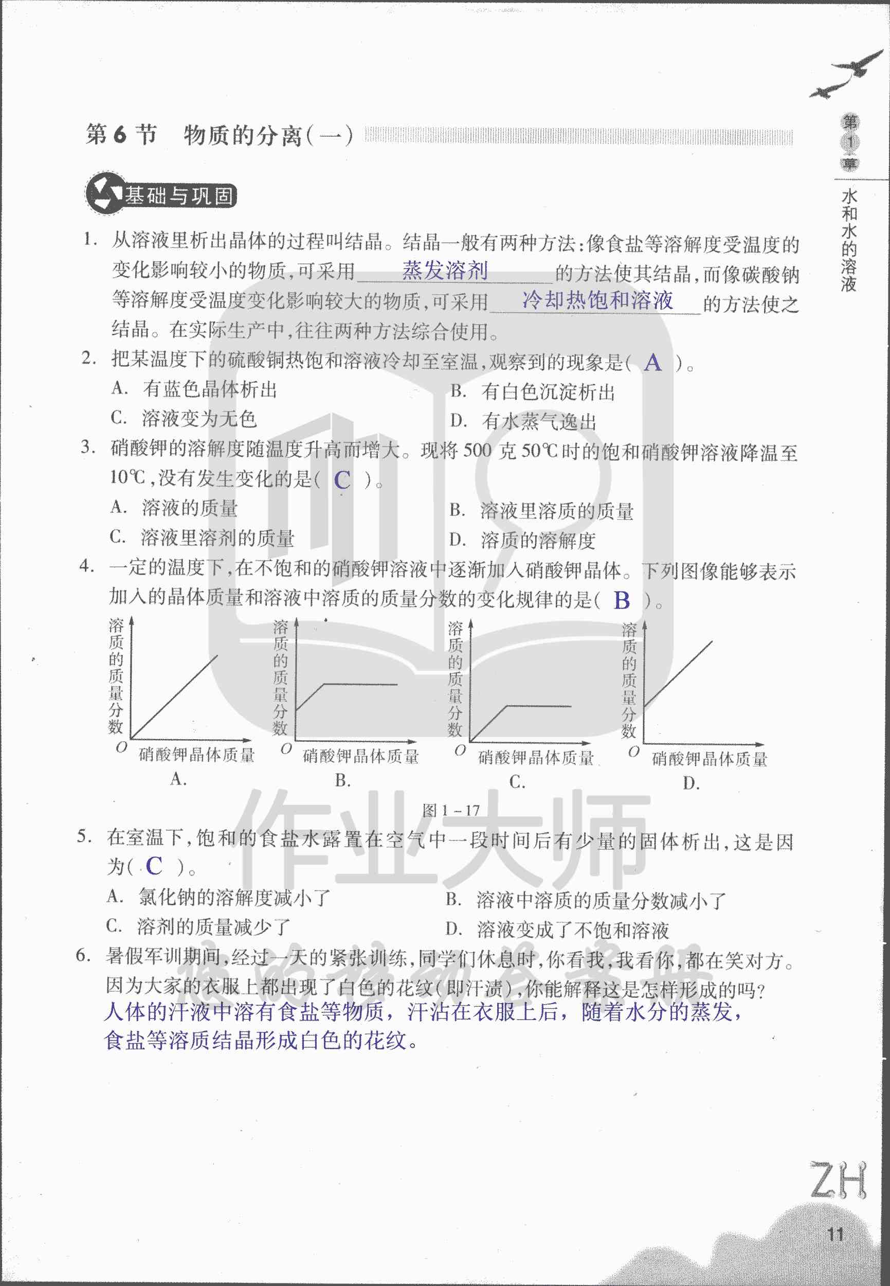 作业本B 第11页