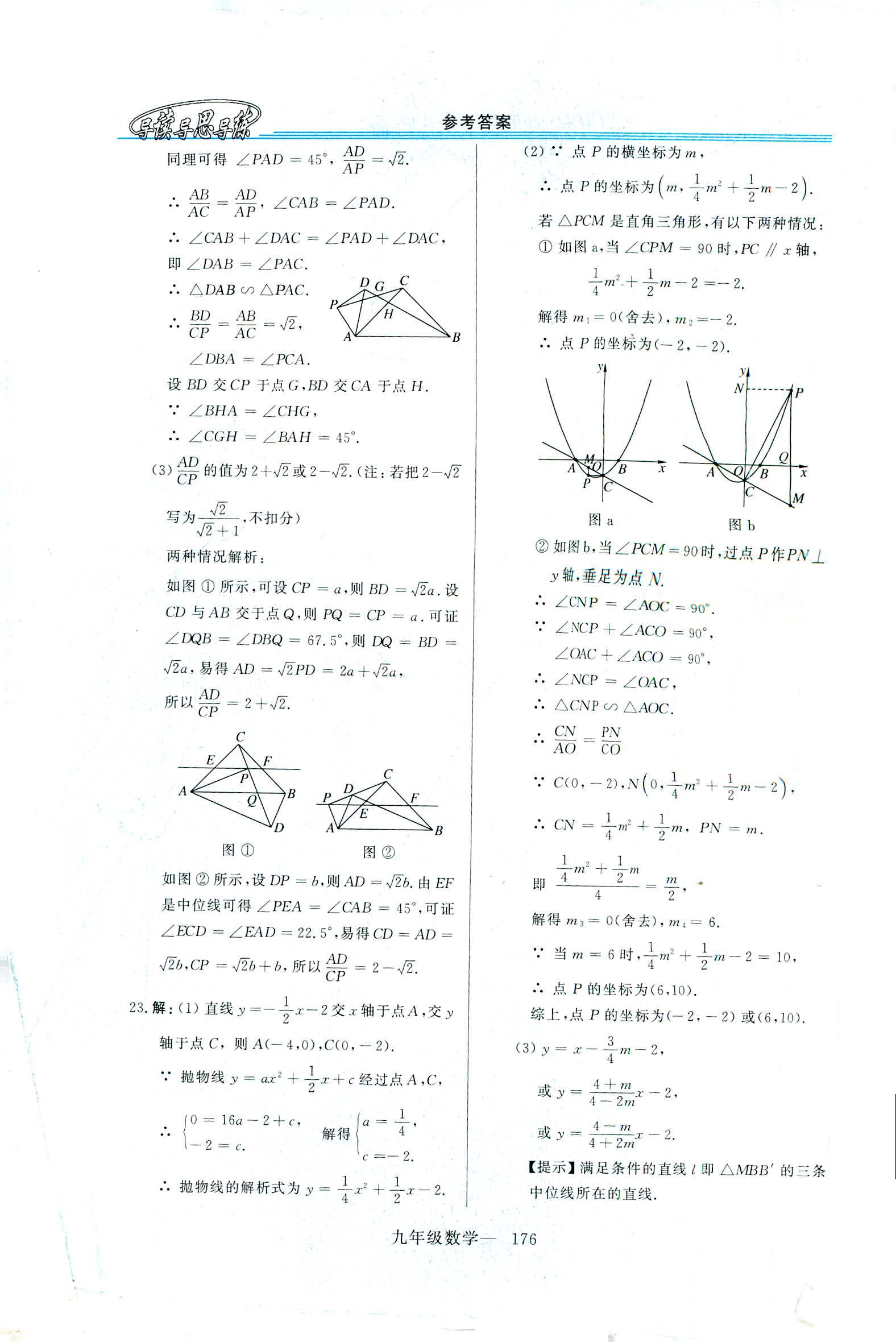 2019年新课程学习指导九年级数学全一册华师大版 第48页