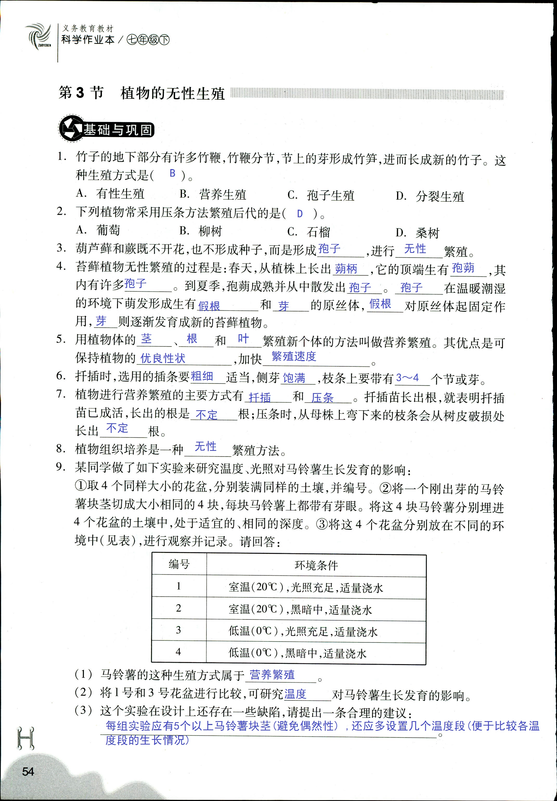 作業(yè)本 第54頁