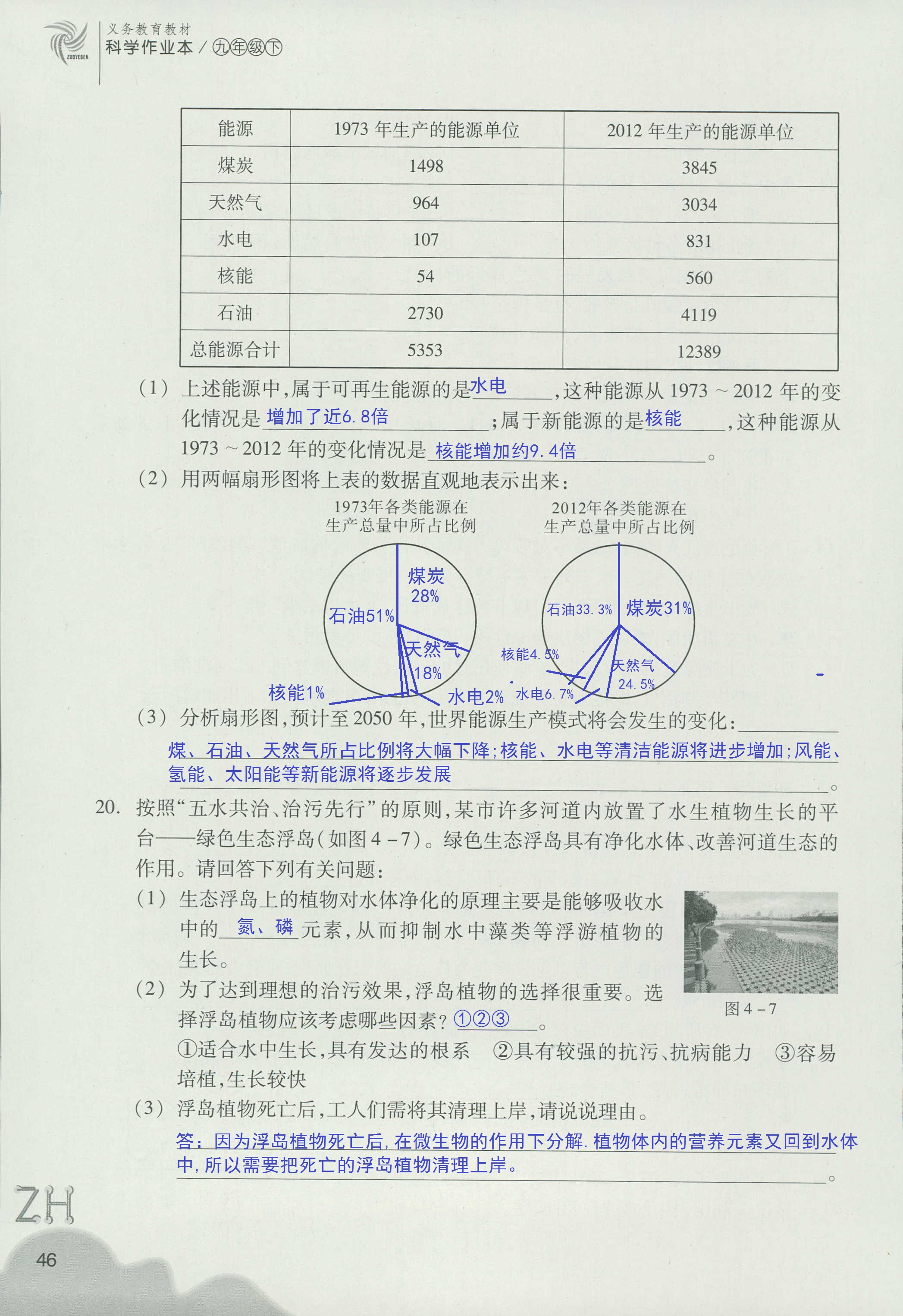 作业本B 第46页