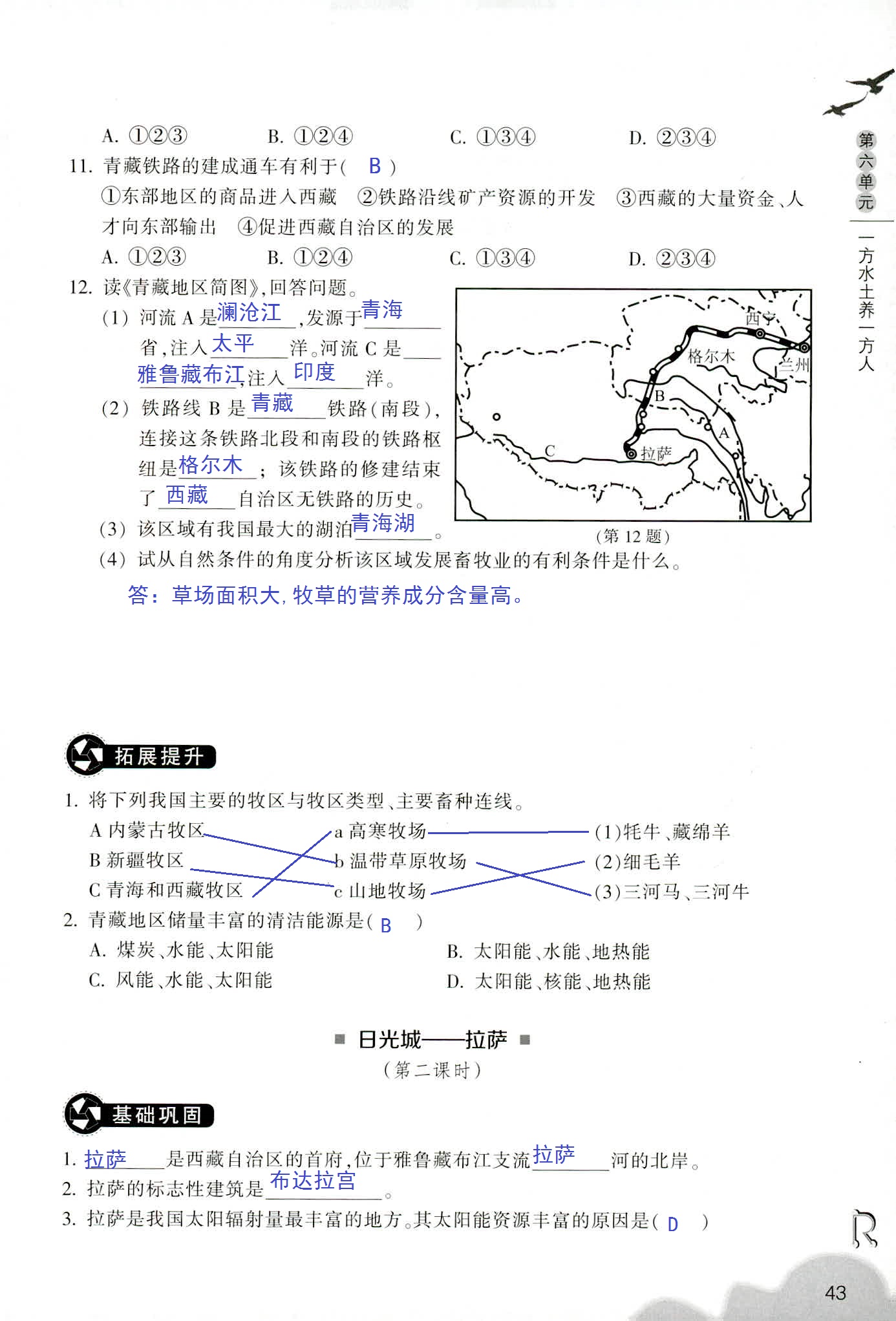 历史与社会作业本 第29页