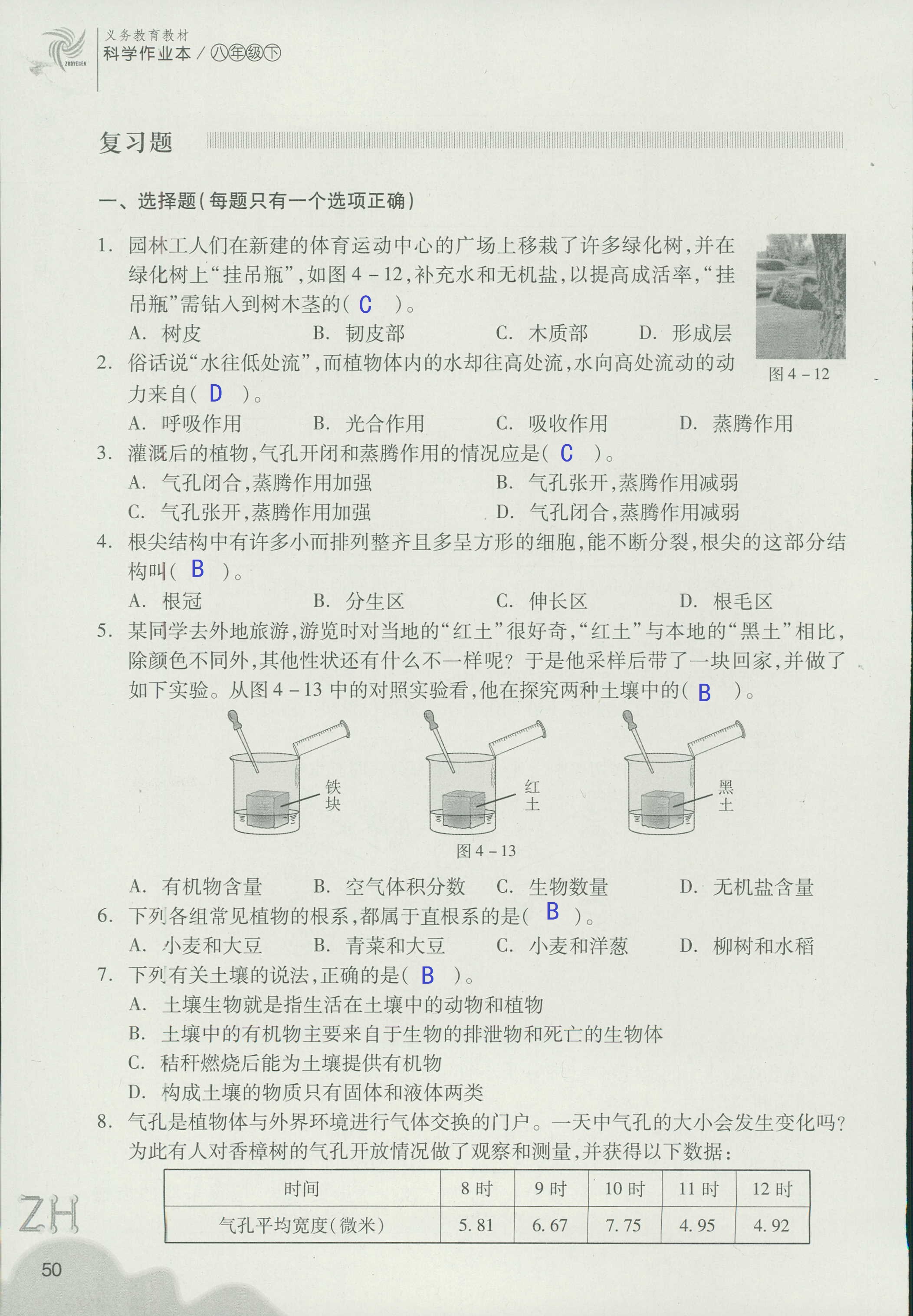 作業(yè)本A 第50頁(yè)