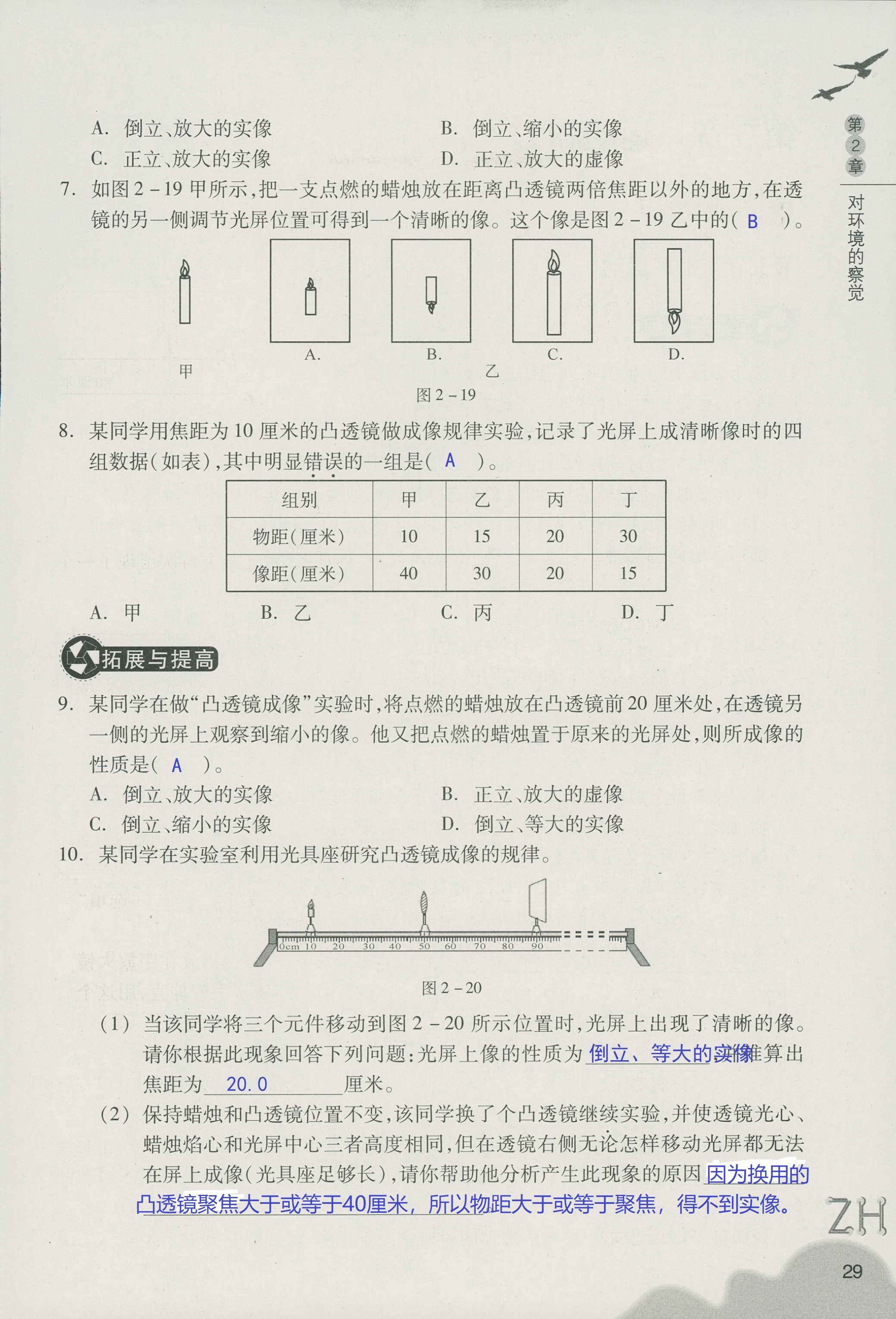 作业本B 第29页