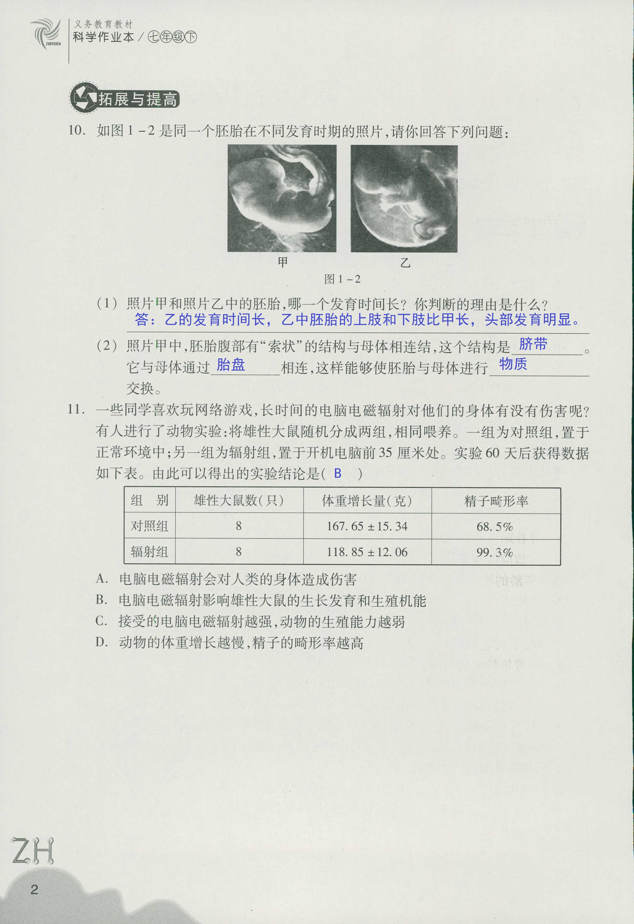 作业本B 第2页