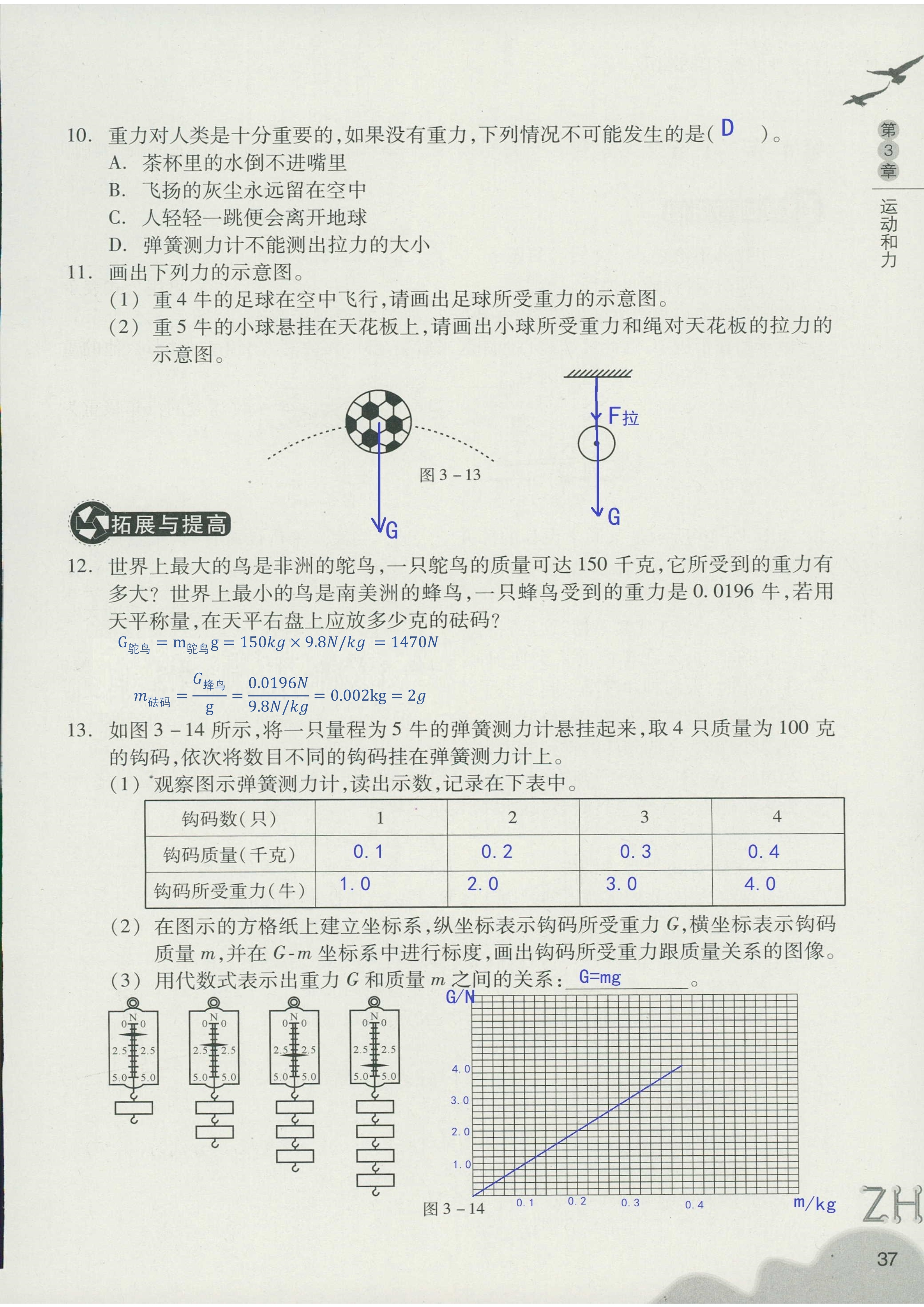 作业本B 第37页