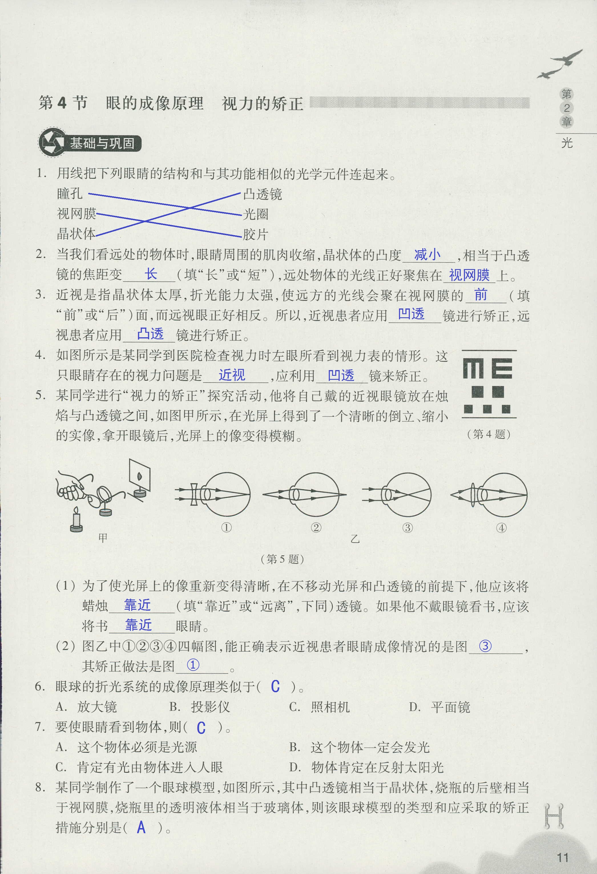 義務(wù)教育教材作業(yè)本 第11頁