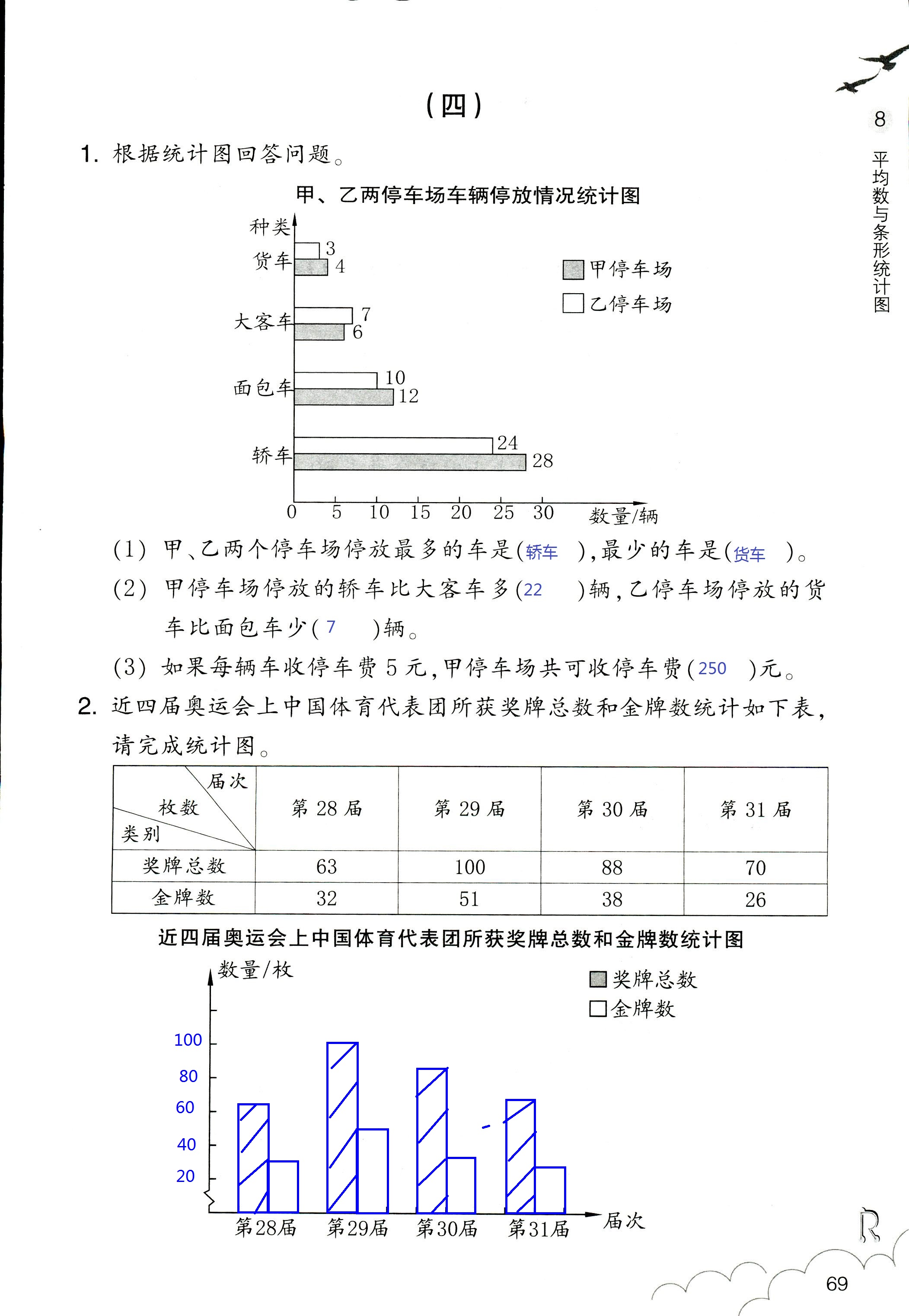 作业本 第69页