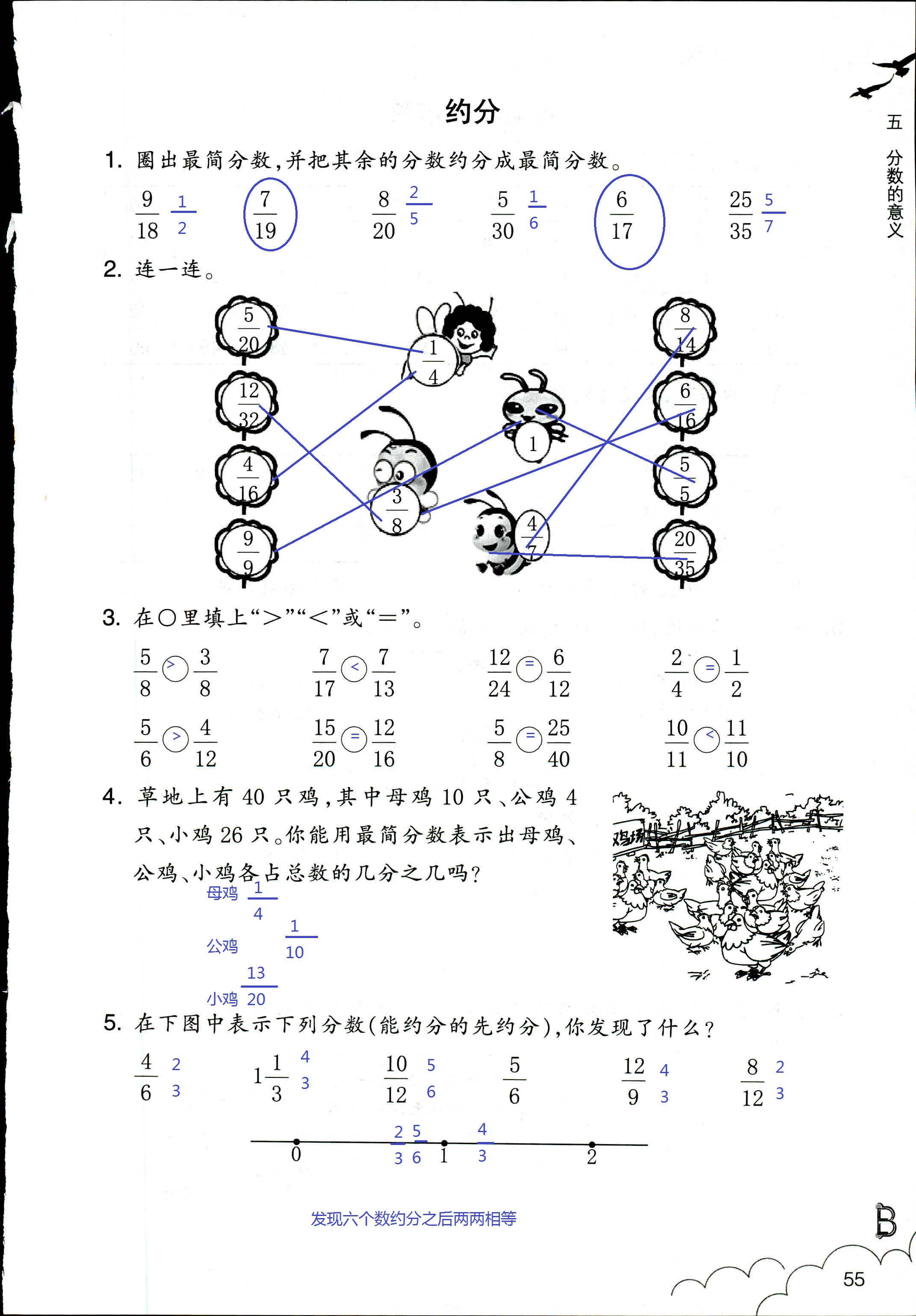 數(shù)學作業(yè)本 第55頁