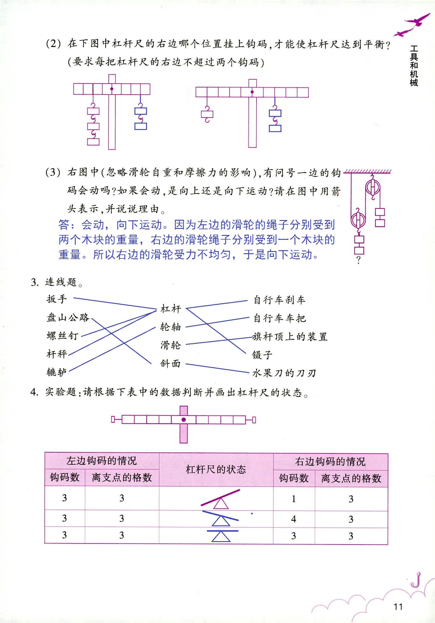 科學(xué)作業(yè)本 第11頁