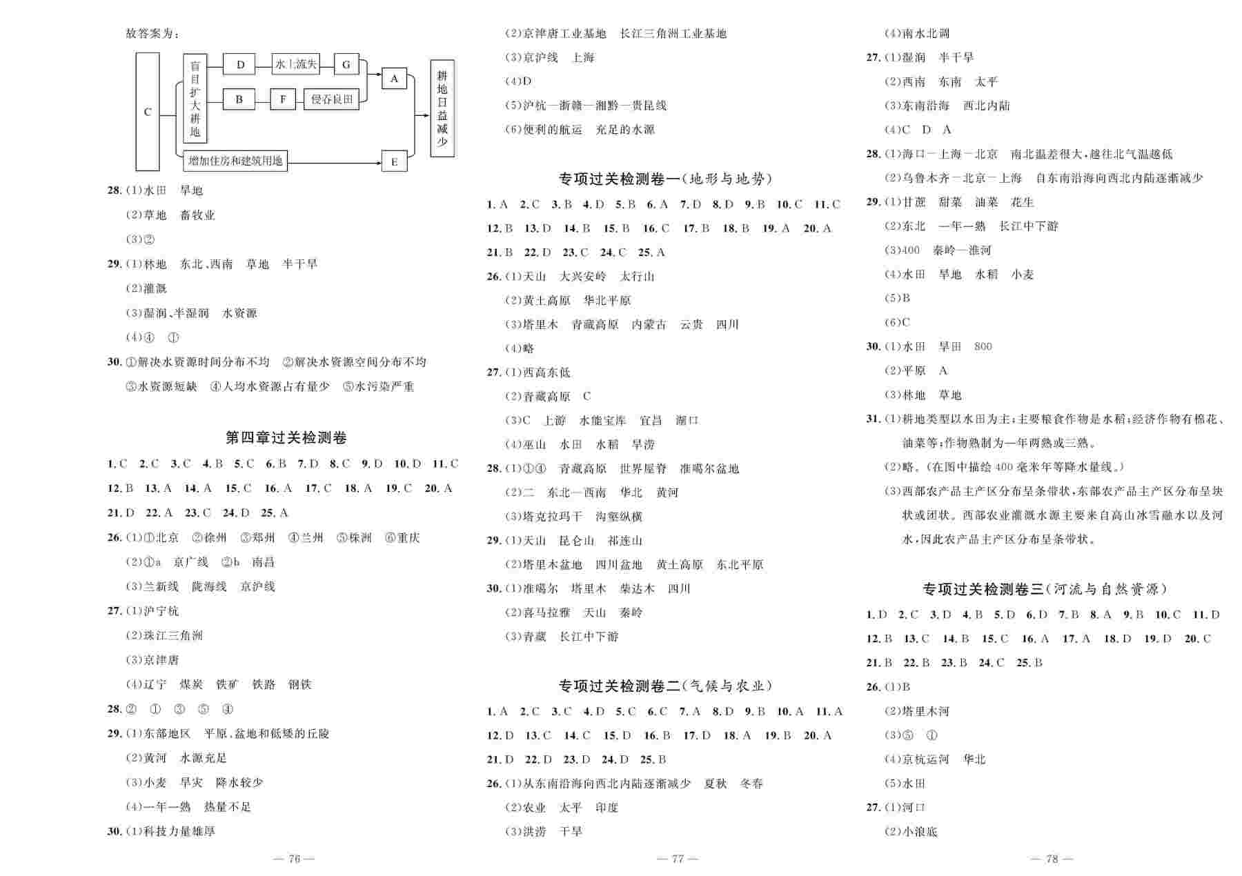 2020年智慧课堂密卷100分单元过关检测八年级地理上册人教版 第2页