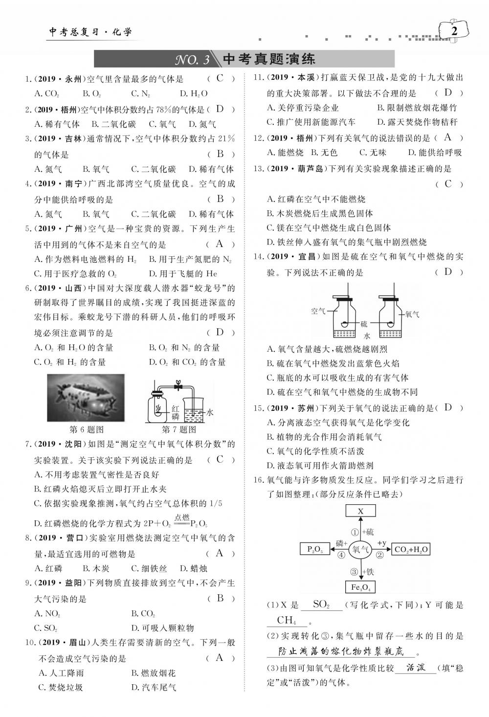 荊州中考化學 第6頁