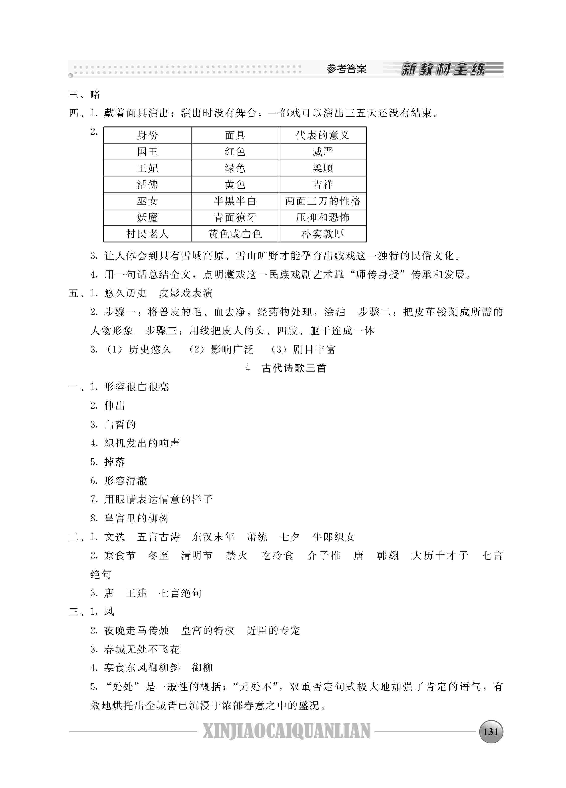 2020年鐘書金牌新教材全練六年級(jí)語(yǔ)文下冊(cè)人教版 第3頁(yè)