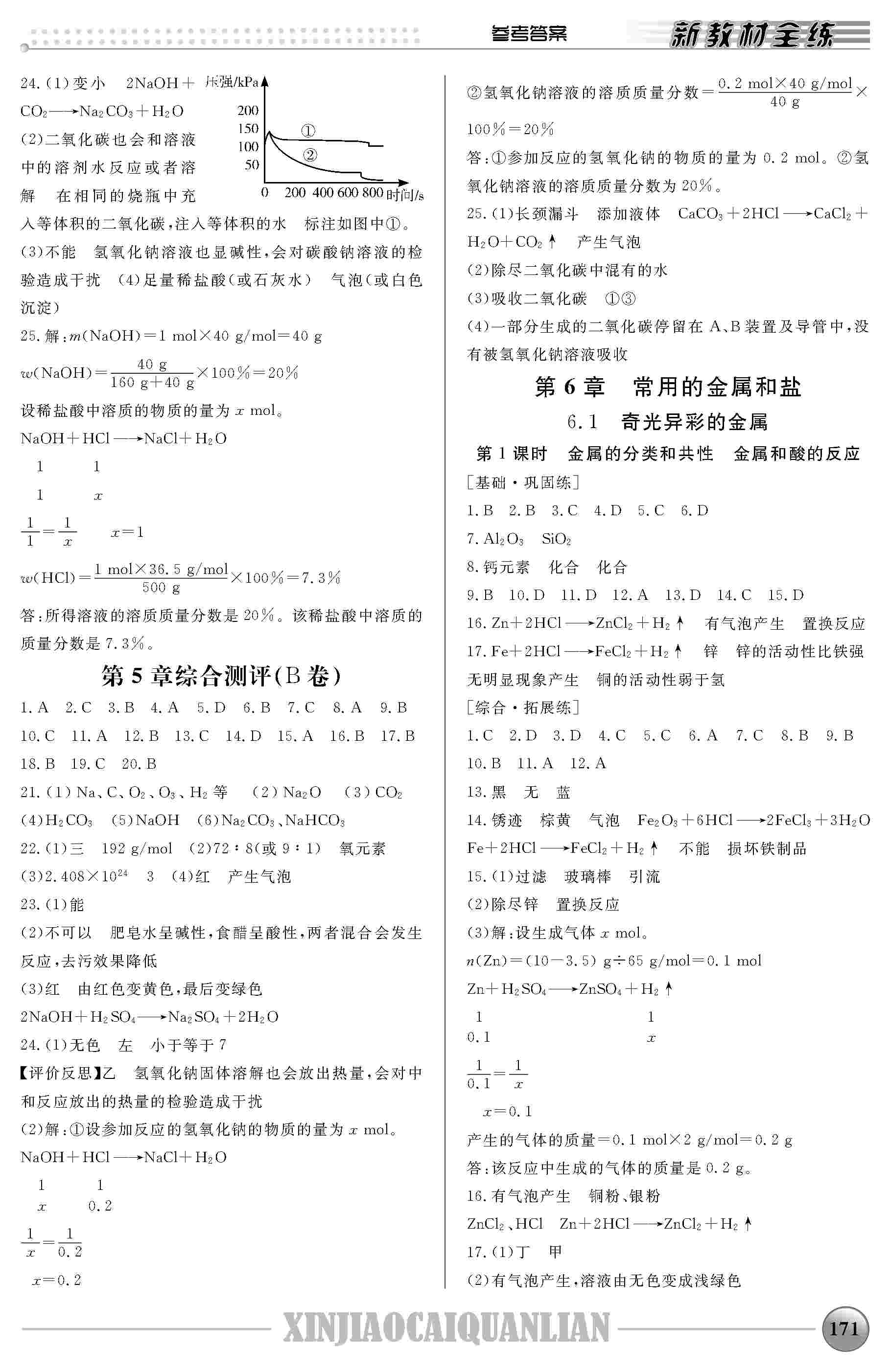 2020年钟书金牌新教材全练九年级化学下册人教版 第4页