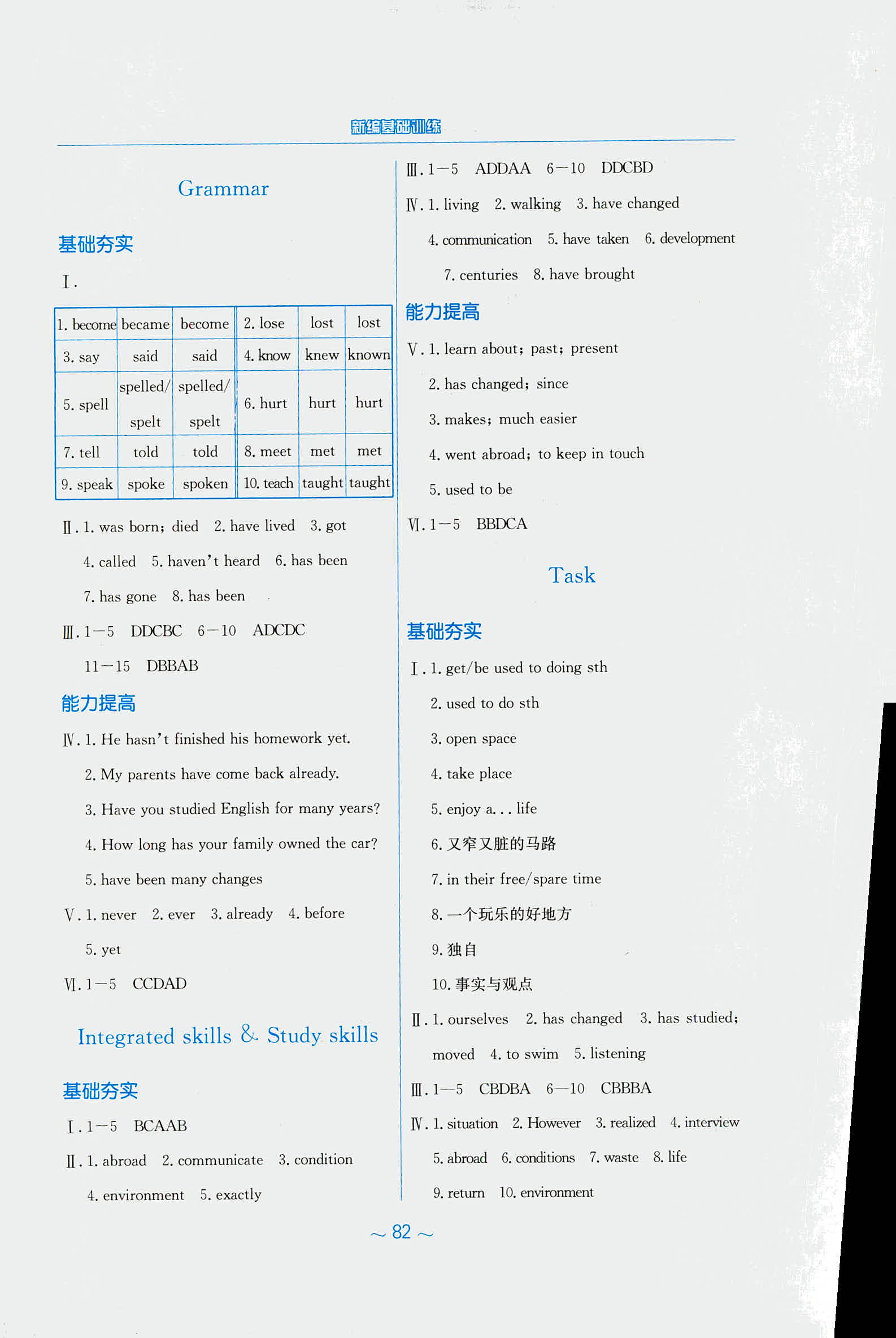 2020年新編基礎(chǔ)訓(xùn)練八年級(jí)英語下冊(cè)譯林版 第2頁