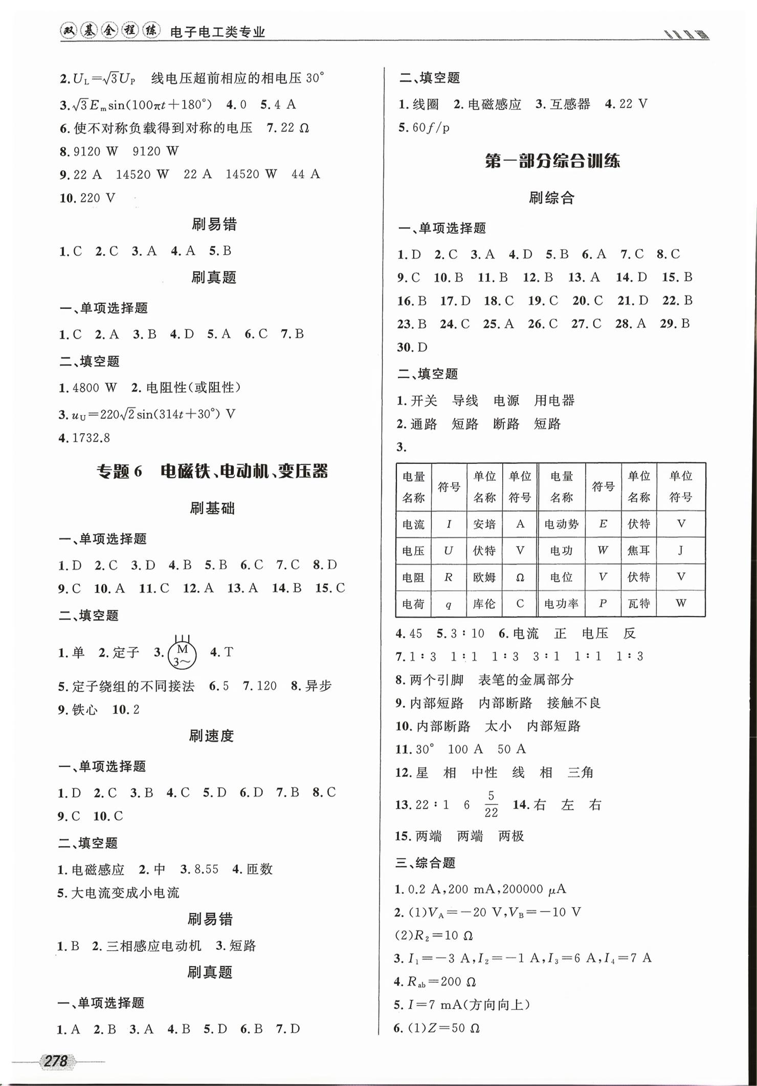 2026年双基全程练电子电工类专业&nbsp;第6页
