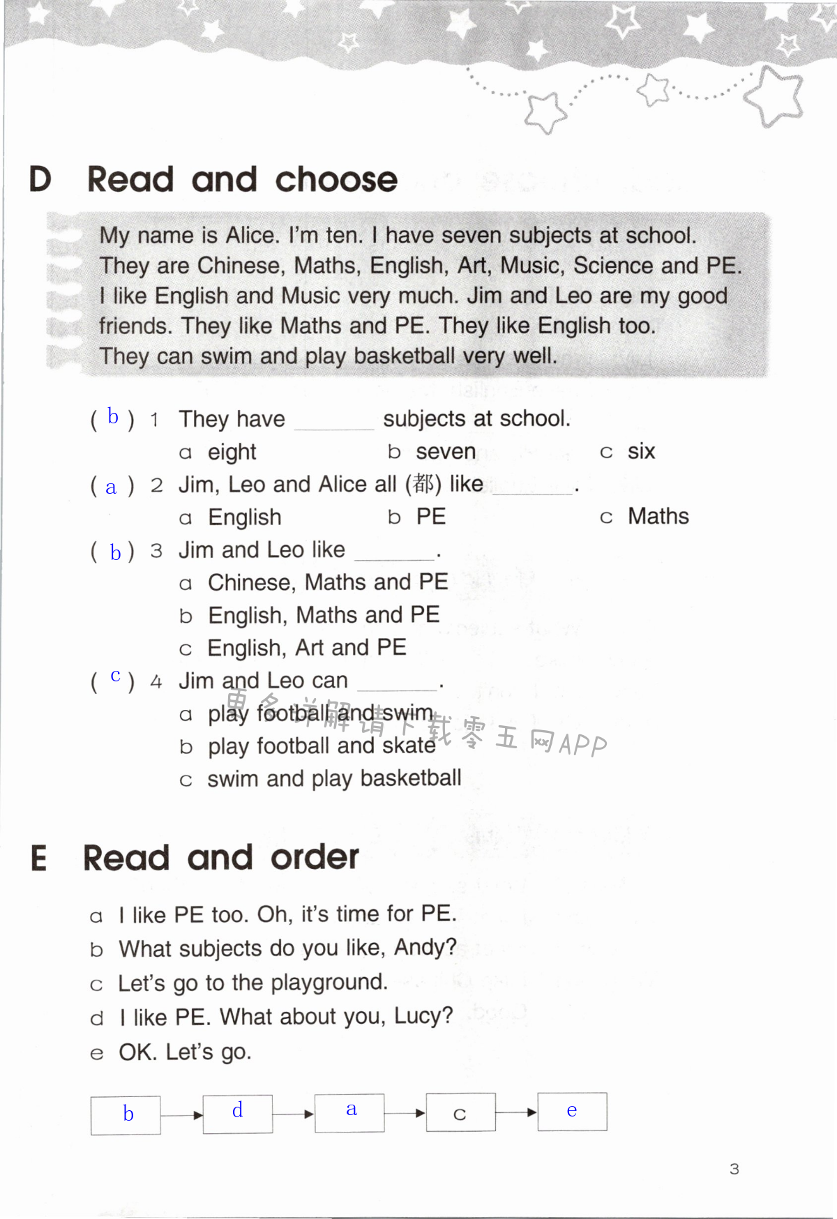 Unit 1 Our school subjects - 第3頁(yè)