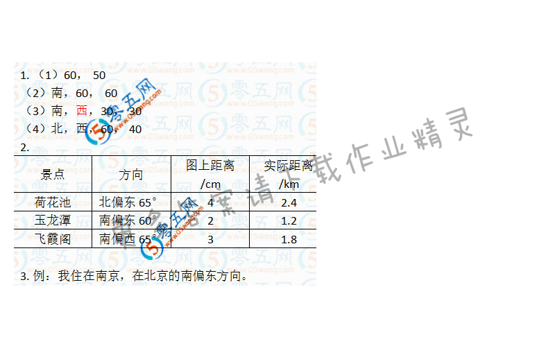 苏教版六年级下册数学书答案第53页