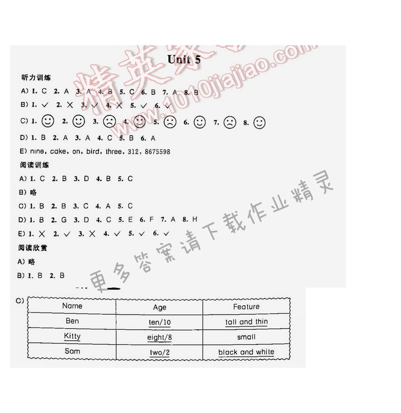 听读空间三年级英语下册Unit5