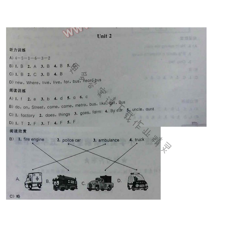 听读空间英语五年级下册Unit2