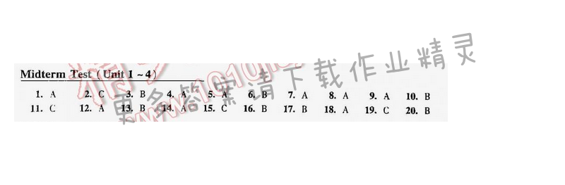 初中英语听读空间八年级下册第一部分Midterm Test（Unit 1-4）