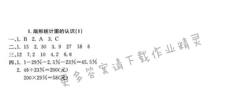 轻巧夺冠周测月考直通名校六年级数学下册江苏版 第一单元 1