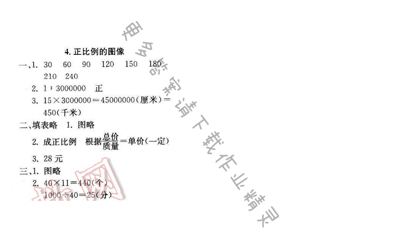 轻巧夺冠周测月考直通名校六年级数学下册江苏版 第六单元 4