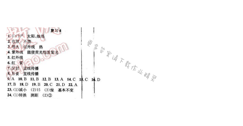 2016年提优训练非常阶段123九年级物理下册江苏版 复习 4