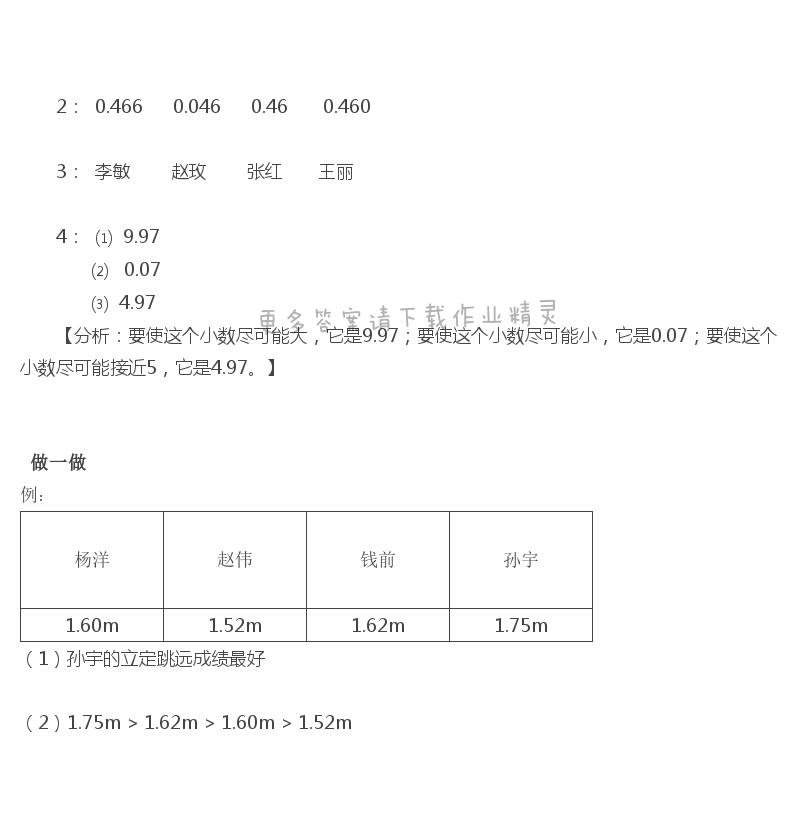 苏教版五年级上册数学练习与测试答案第33页