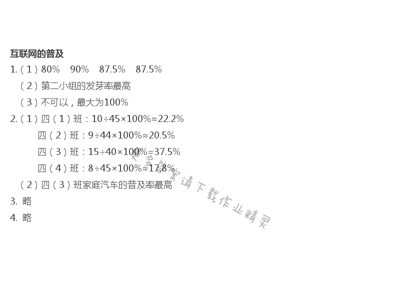 互联网的普及