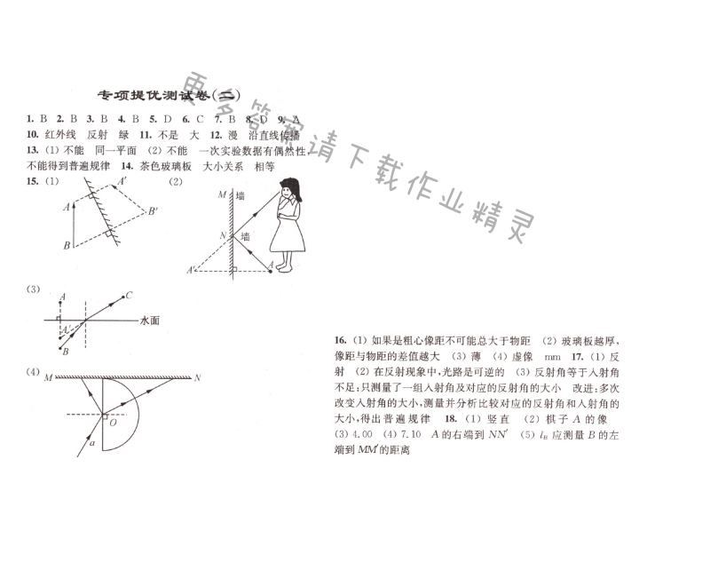 专项提优测试卷（二）