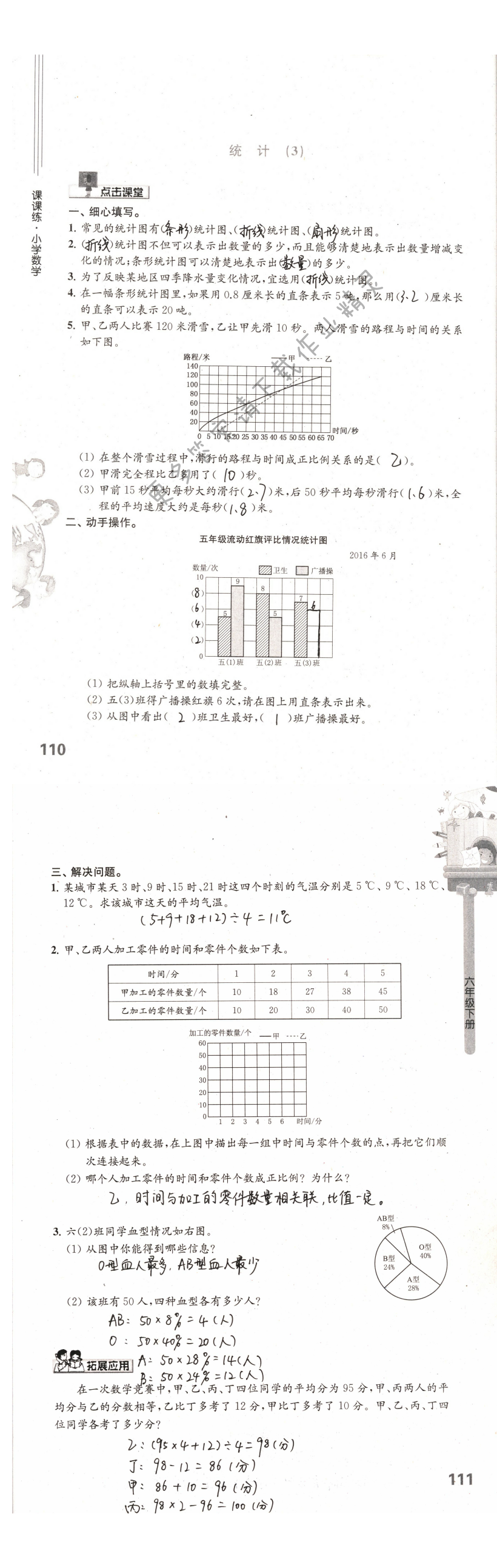 第110-111页课课练答案