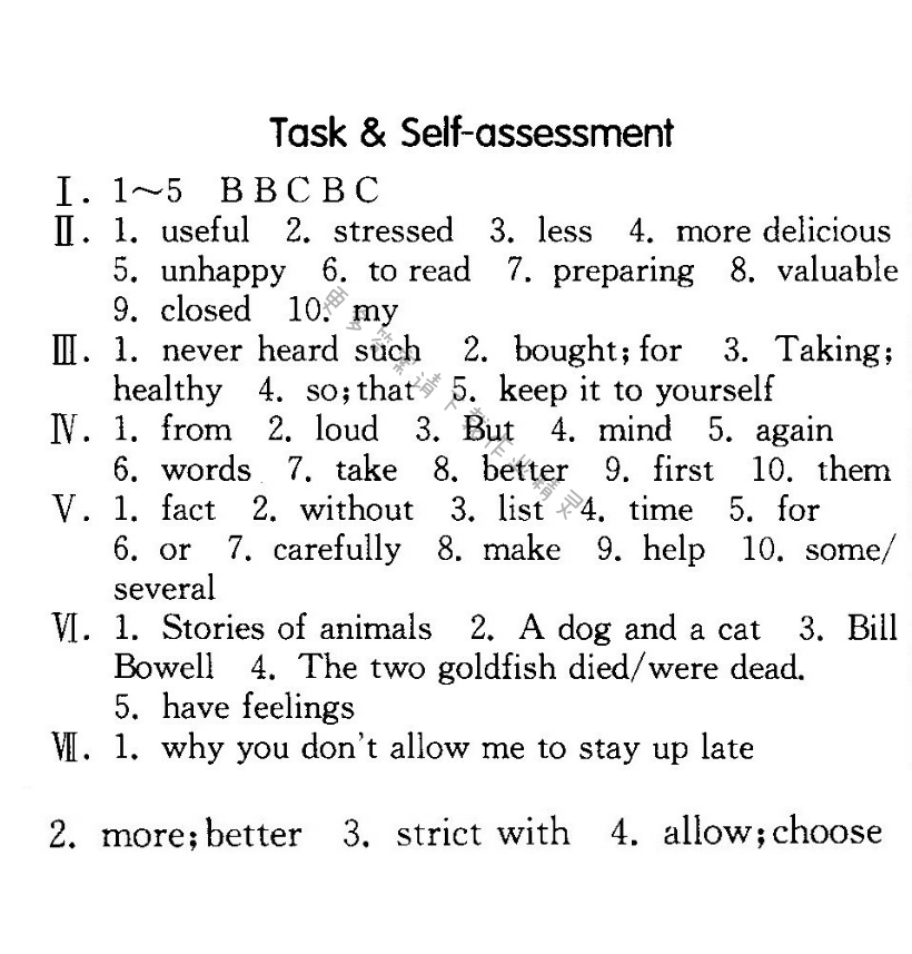 Task & Self-assessment