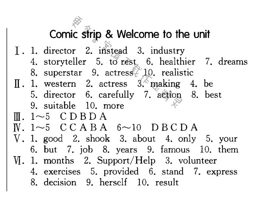 Comic strip & Welcome to the unit