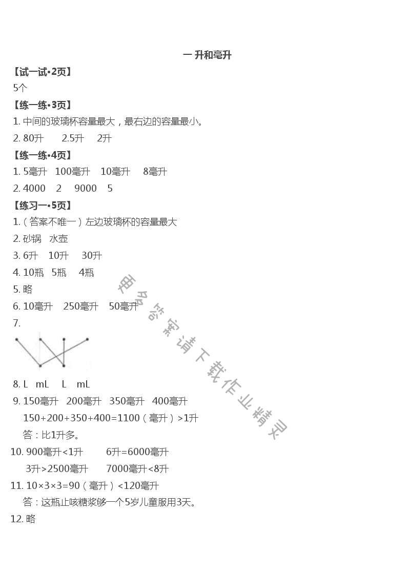 一 升和毫升 - 第1页