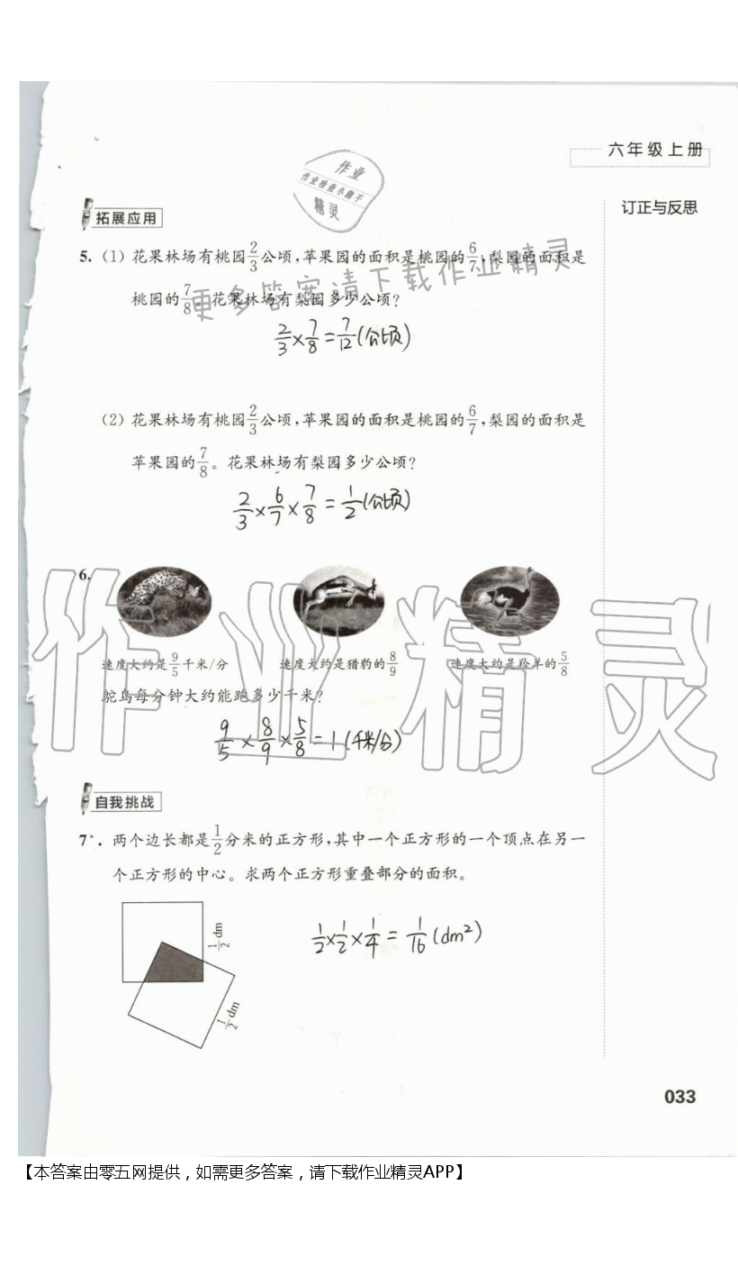二 分数乘法 - 第33页