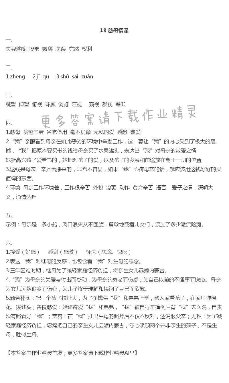 18慈母情深 - 18 慈母情深