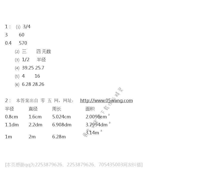 苏教版五年级下册数学练习与测试答案第104页