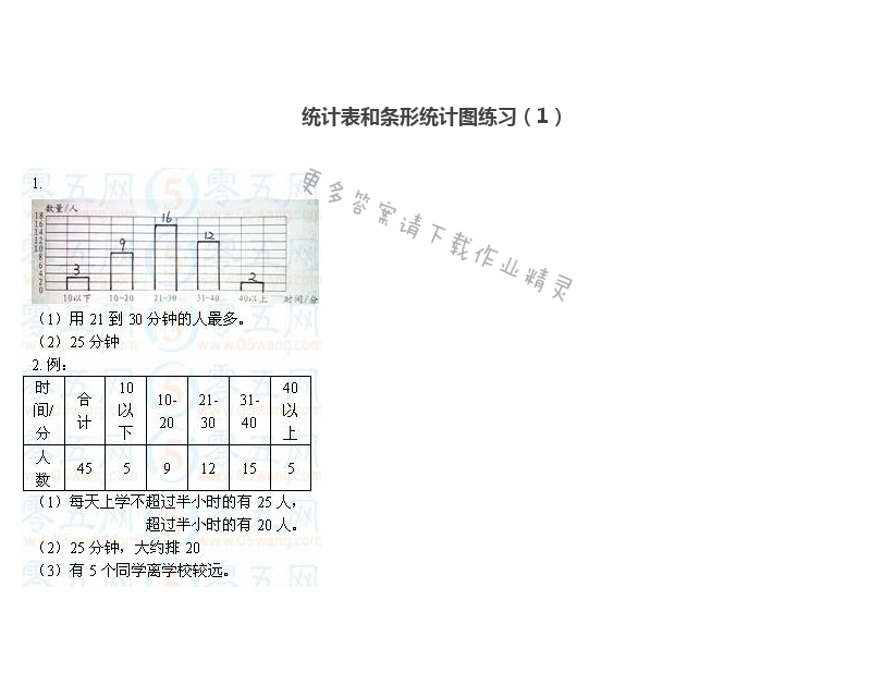 彩色版四年级上册数学练习与测试第30页答案