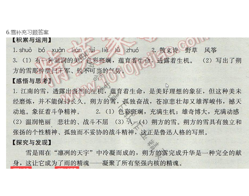6.雪补充习题答案