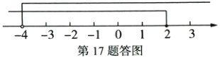 −4−3−2−10123第17题答图