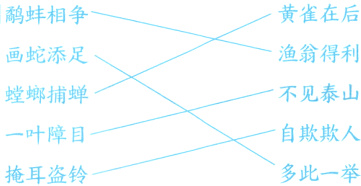 自欺欺人一叶障目多此一举掩耳盗铃