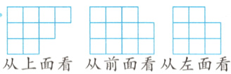 从上面看从前面看从左面看
