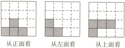 从正面看从左面看从上面看
