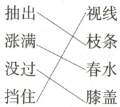 没过春水挡住膝盖