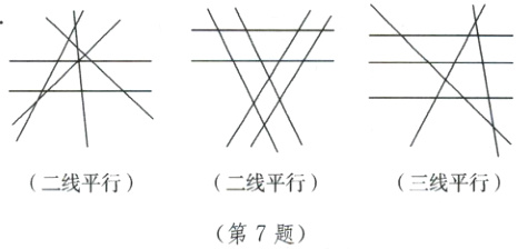 二线平行二线平行三线平行第7题