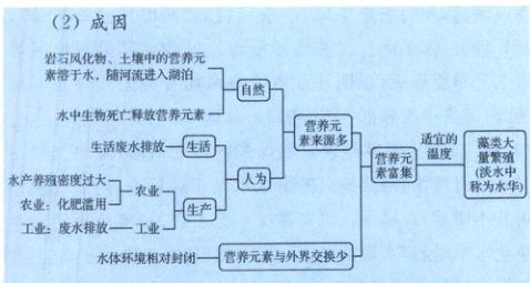 生产工业废水排放工业水体环境相对封闭营养元素与外界交换少