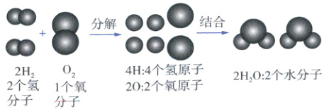 4H4个氢原子022H2H202个水分子2个氢202个氧原子1个氧分子分子