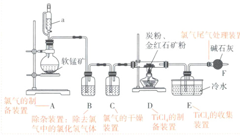 EC备装置TCI的制除杂装置除去氯氯气的干燥TCI的收集装置备装置气中的氯化氢气体装置
